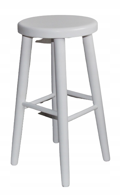 Taboret, hoker barowy z drewna bukowego