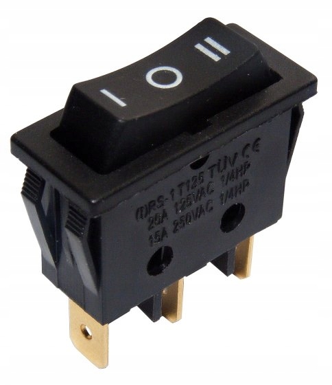 

przełącznik kołyskowy chwilowy RS123 (on)-off-(on)