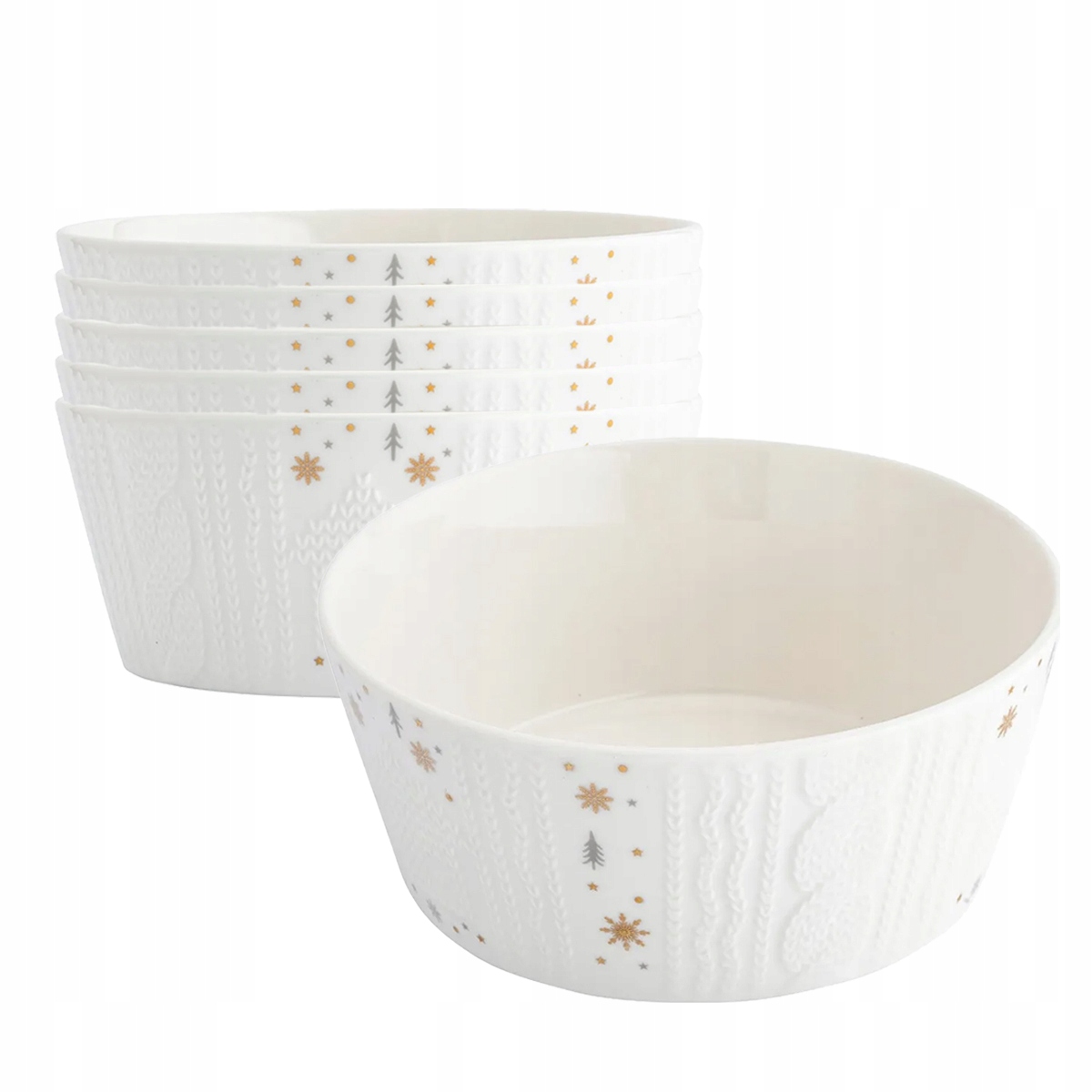 Sada 6 salátových misek misky značky Altom Design Zimní lesk 14,5 cm 6 Ks