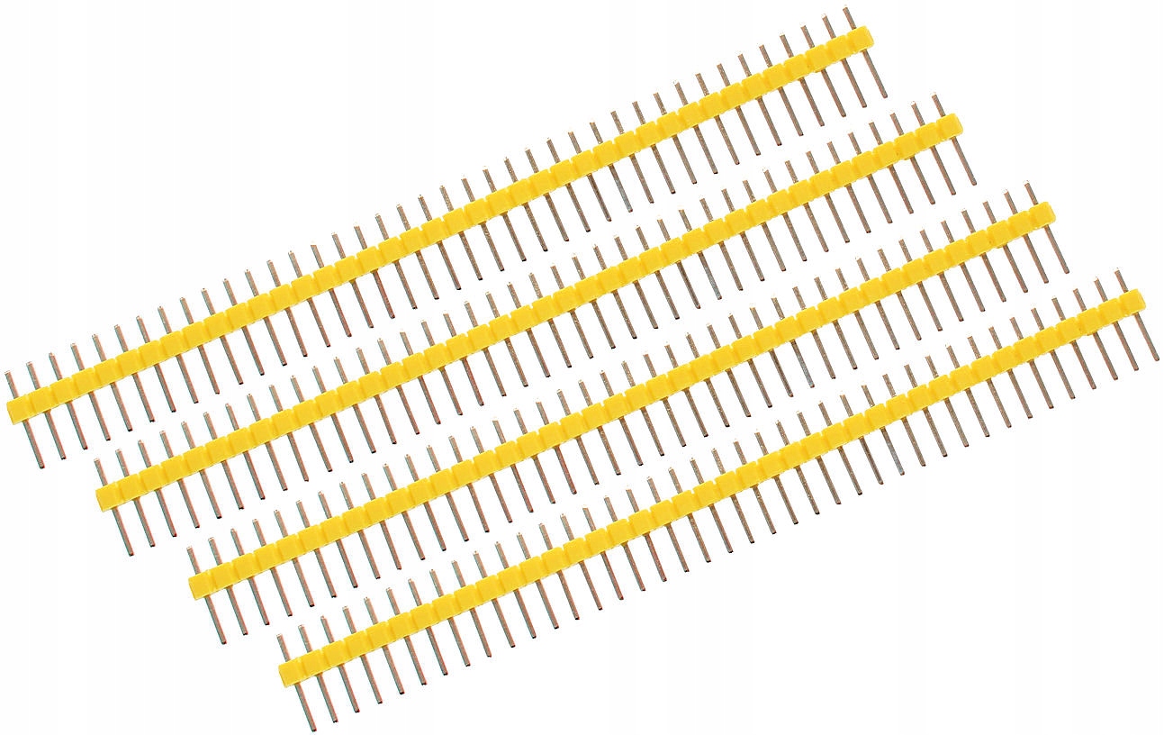 

Listwa Kołkowa GoldPin 1X40 Męska Żółta [ 4 szt ]