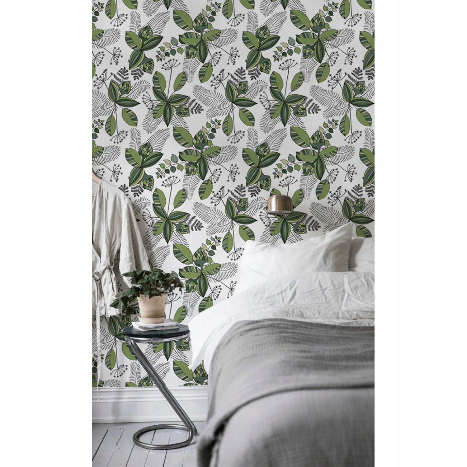 

Foto tapeta samoprzylepna Zielone liście 250x250cm