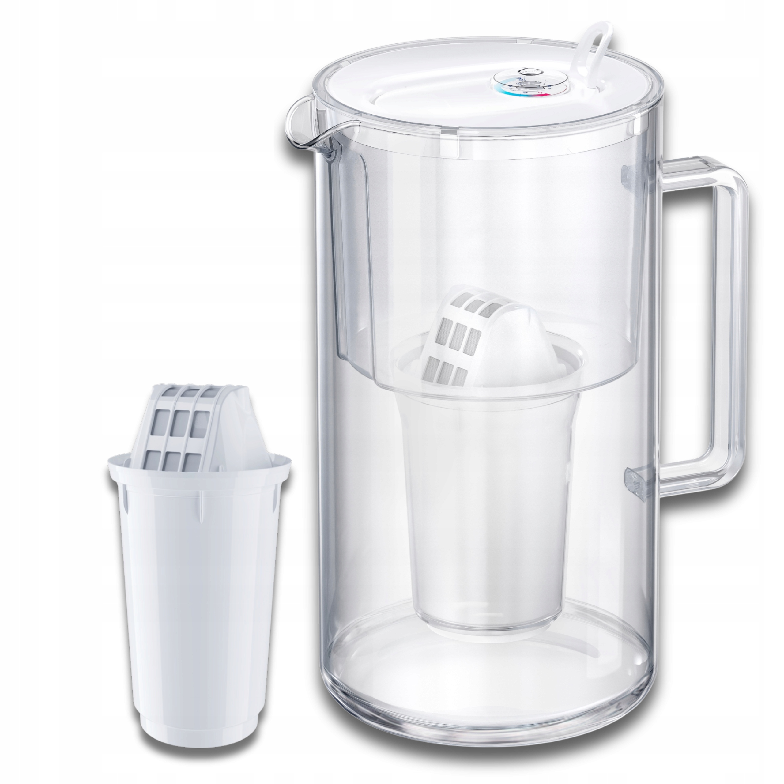 Filtrační konvice skleněná Aquaphor Nord 2,5 l s náplní A5 (350 l), bílá