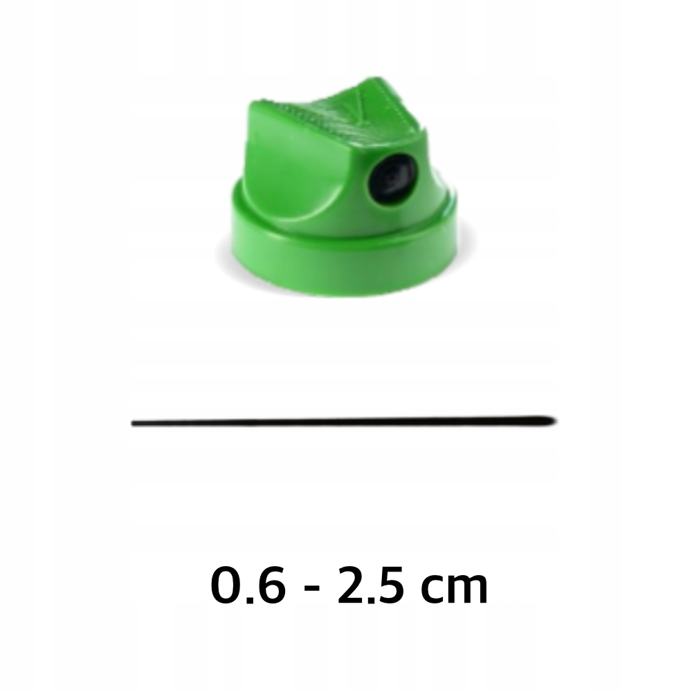 Dysza, cap, końcówka spray, aerosol, Level 2 Fine Skinny Cap: 0,6 2,5 cm