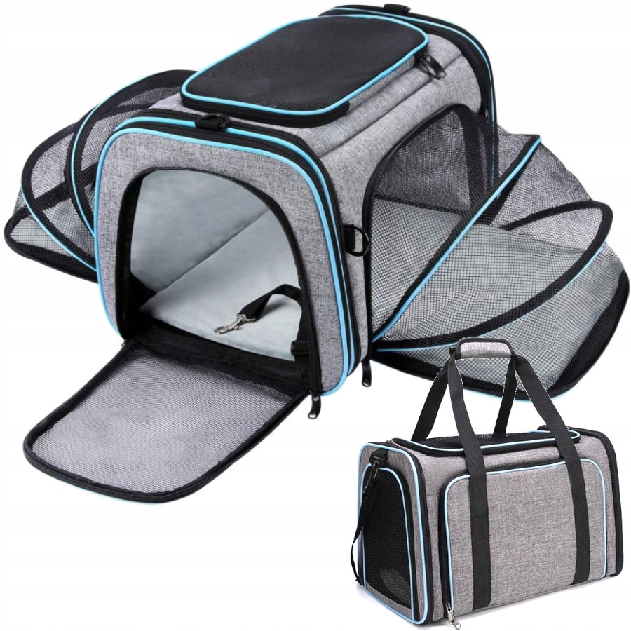 TRANSPORTER KOTA MAŁEGO PSA 8KG ROZKŁADANA TORBA