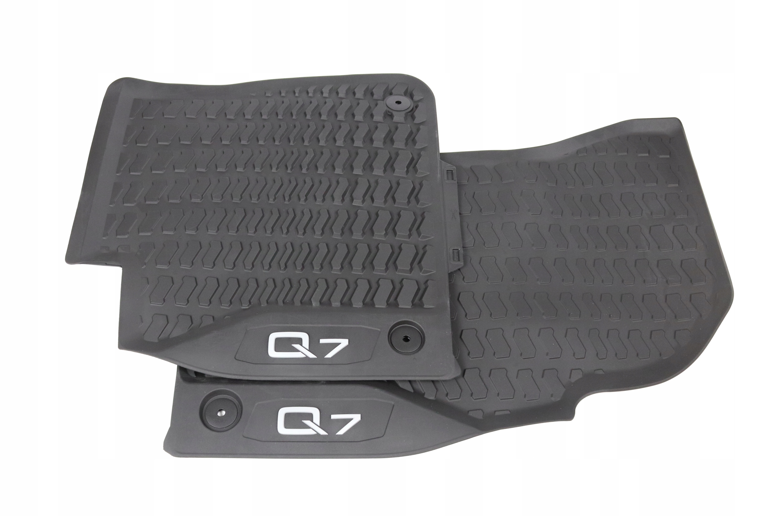 DYWANIKI GUMOWE PRZEDNIE TYLNE AUDI Q7 II ORYGINAŁ Liczba elementów 4