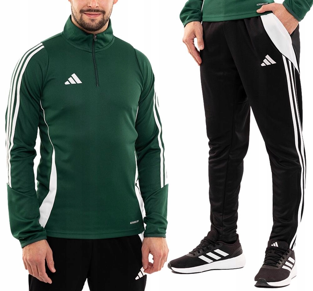 adidas Teplákovka Pánský sportovní tréninkový komplet Mikina Kalhoty Tiro 24 vel. L