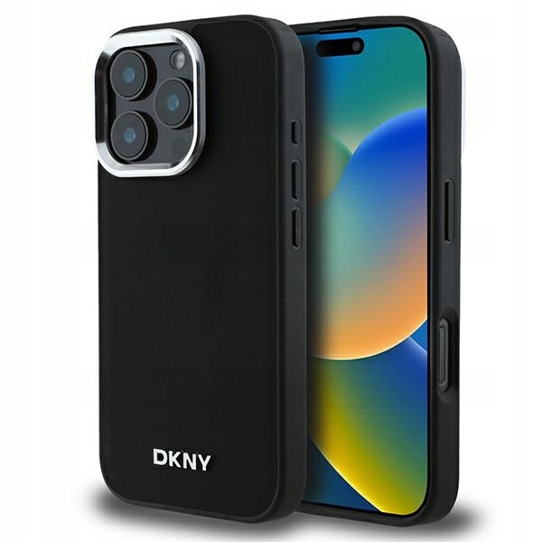 Dkny Pouzdro DKHMP16LPSCMCLK iPhone 16 Pro 6,3" černé/černé pevné pouzdro Plain Si