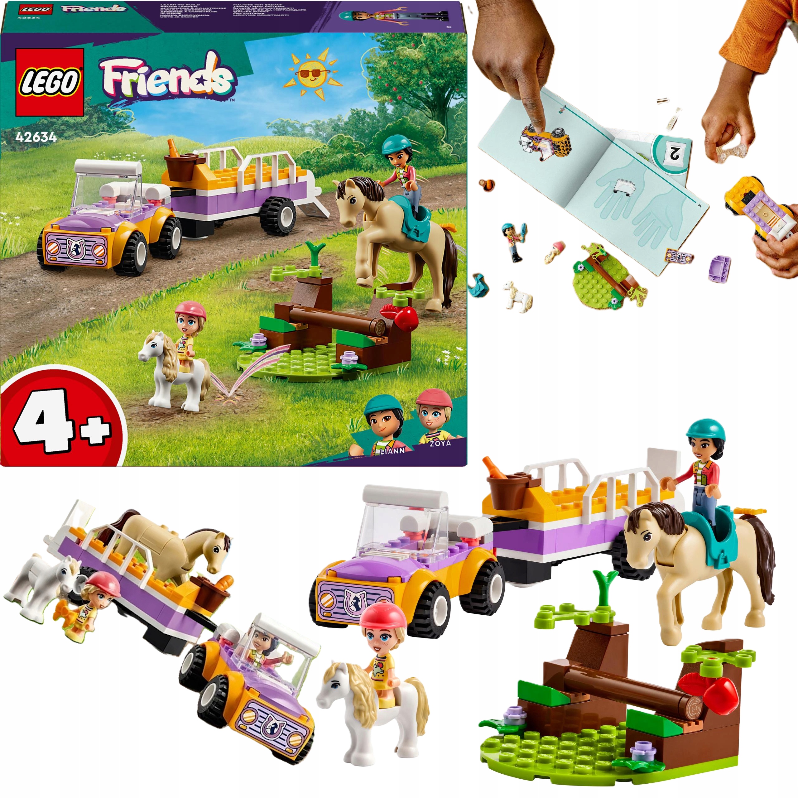 Lego Friends Przyczepka Dla Konia I Kucyka Zestaw Do Zabawy Święta