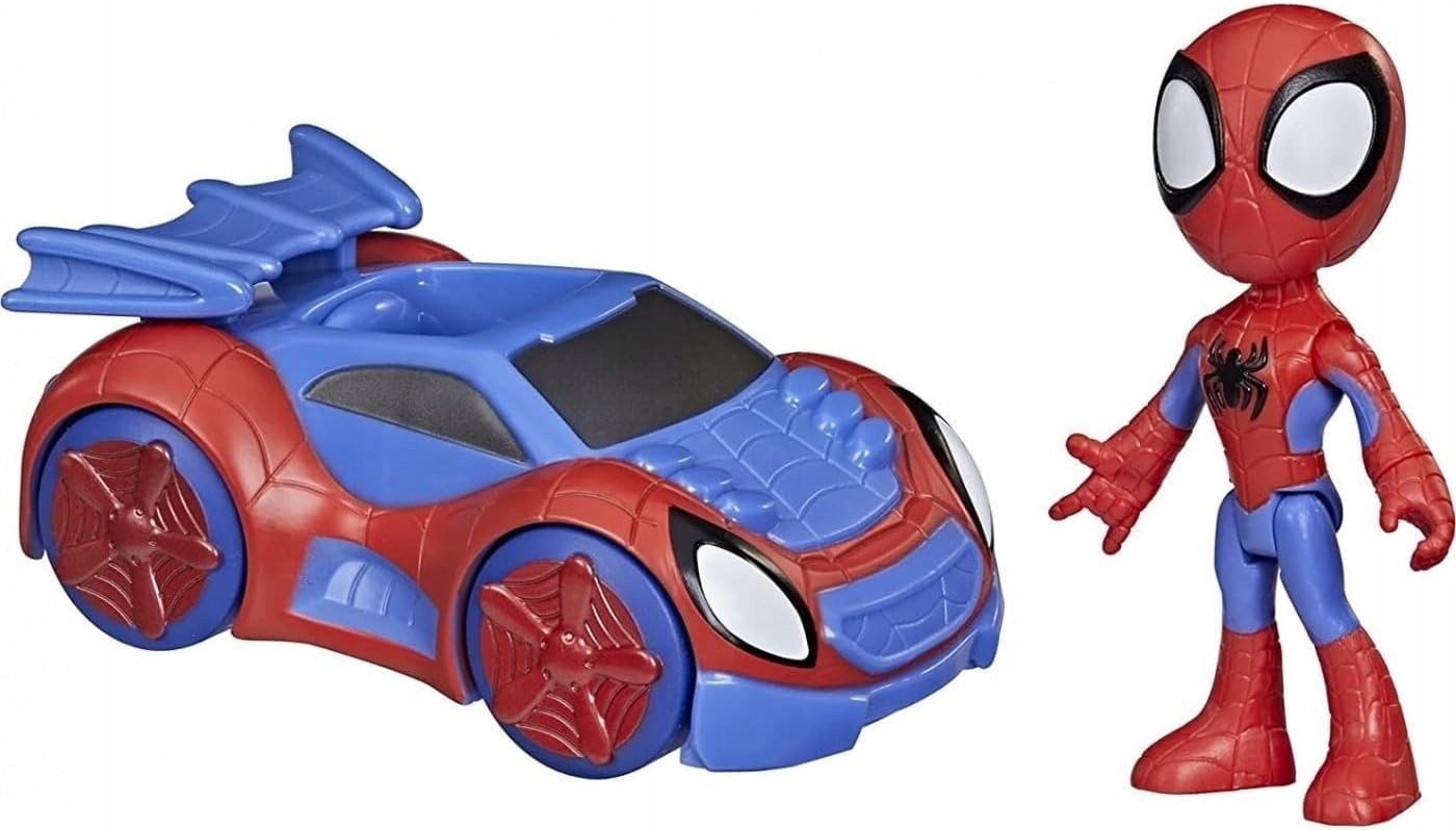 Zestaw HASBRO: Figurka SPIDEY SPIDERMAN + pojazd Web-Crawler Ruchome elem. Stan opakowania oryginalne