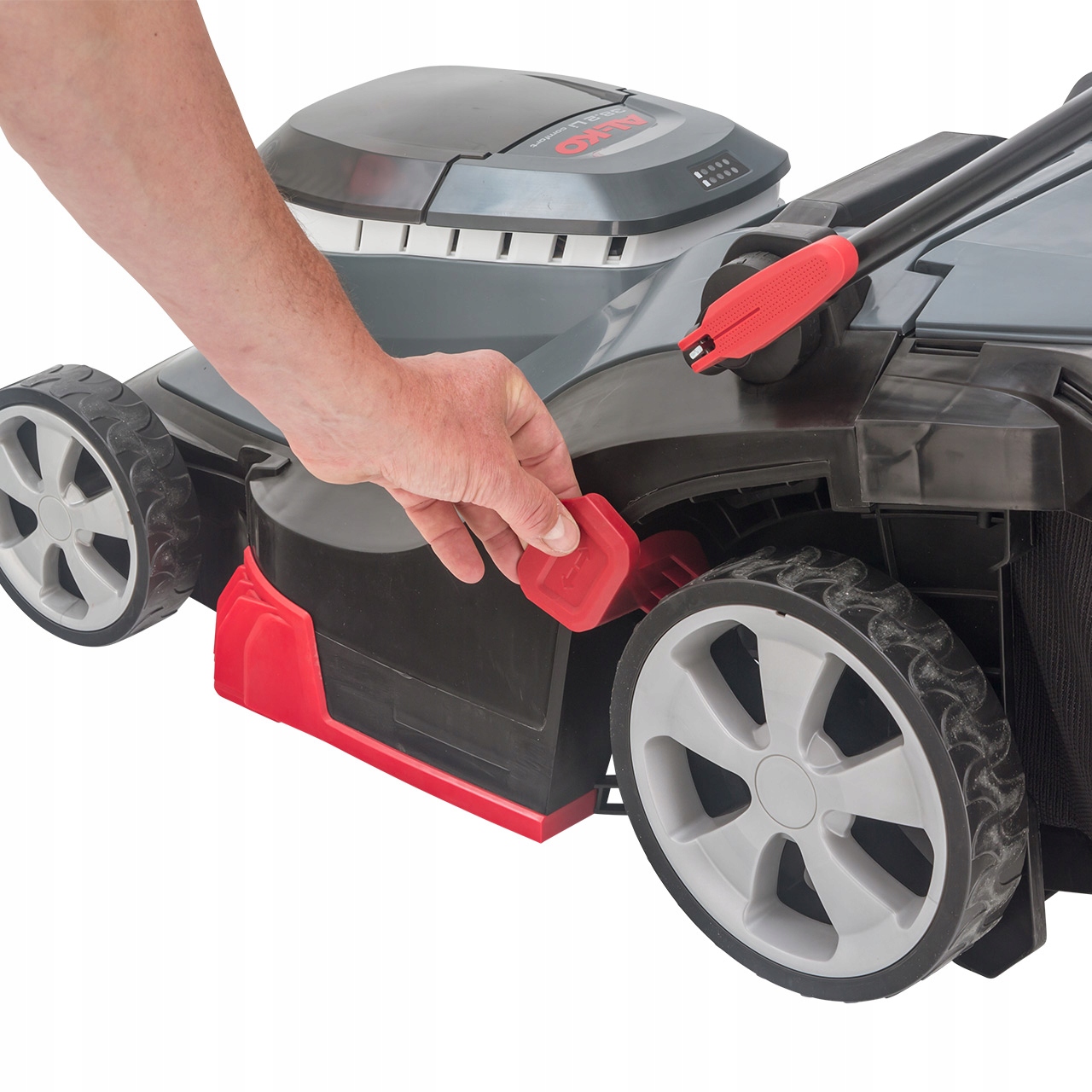 MOCNA KOSIARKA AKUMULATOROWA AL-KO 2X AKU 5.0Ah + SZYBKA ŁADOWARKA PREMIUM Pojemność akumulatora 5 Ah