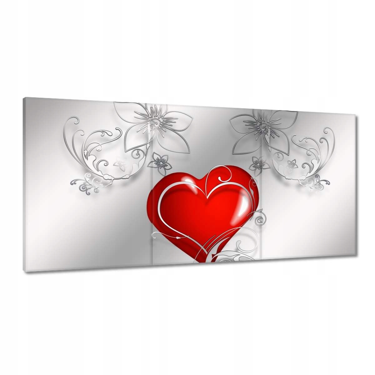Obrazy 180x90 Červené srdiečko