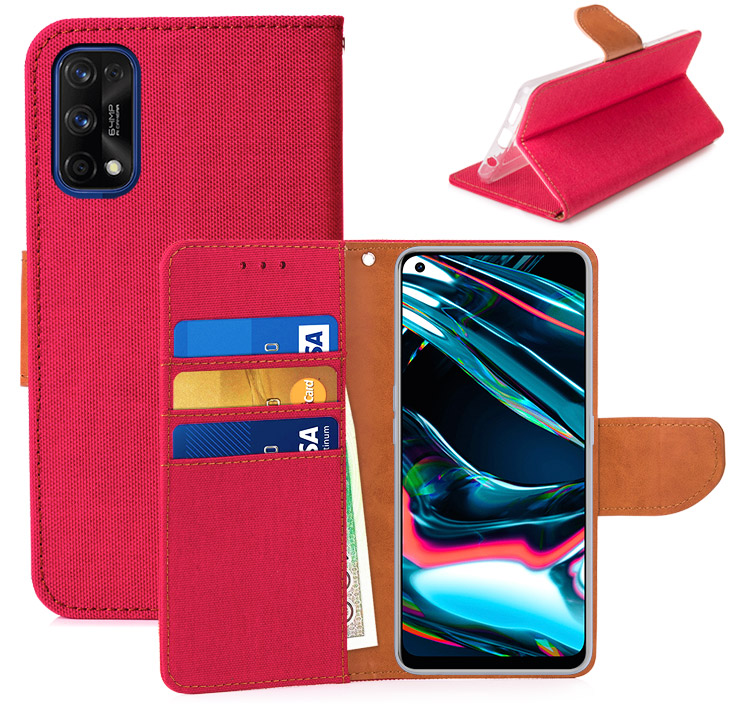 

Etui Portfel Canvas Do Realme 7 Pro