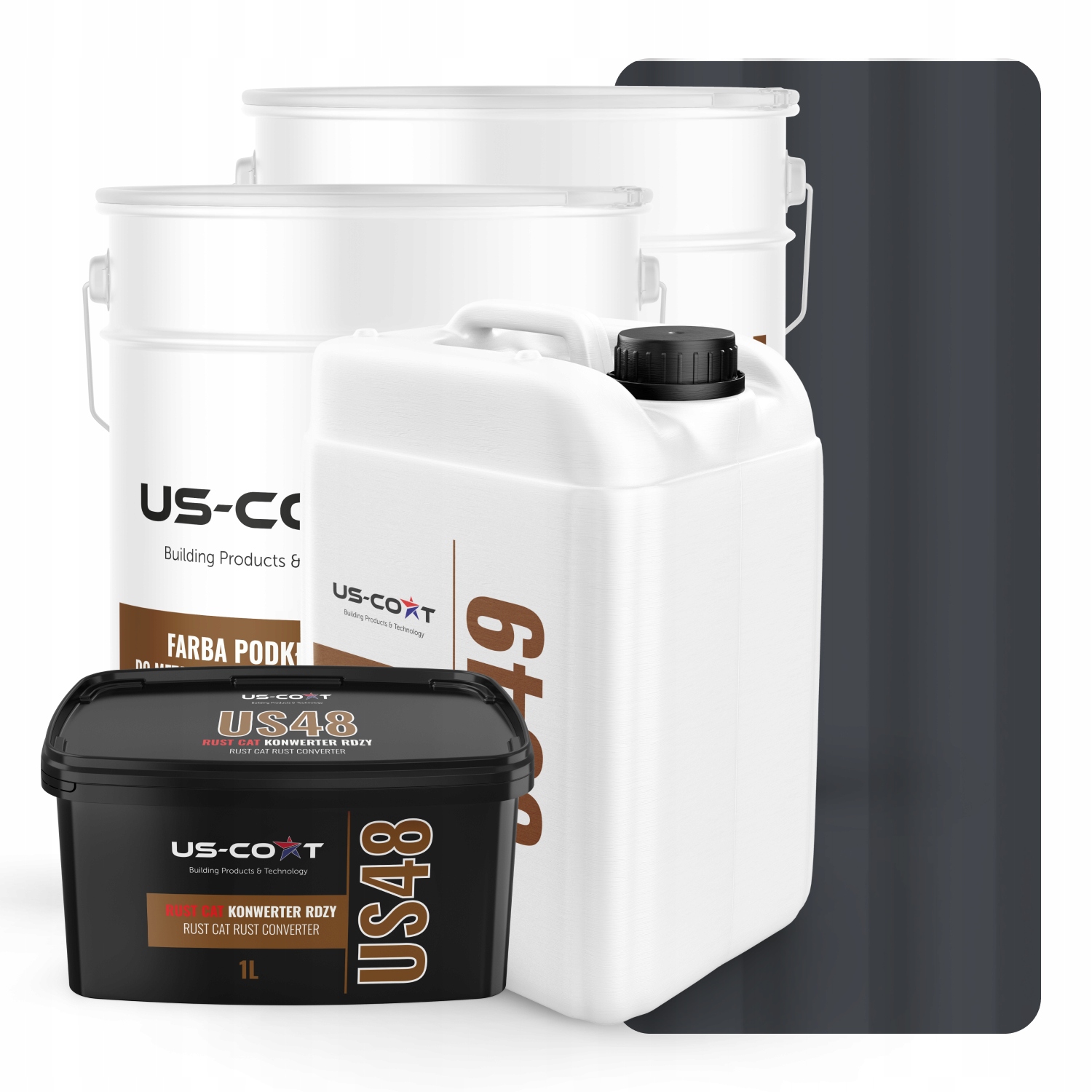 Farba Na Kovovú Strechu Plech Súprava Grafitová Ral 7024 74m2 Polomatná