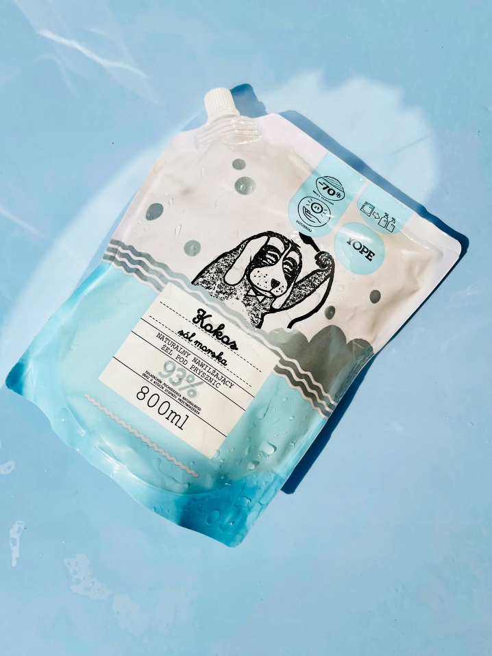 YOPE Żel pod prysznic Kokos i Sól Morska ZAPAS Refill 800 ml Marka YOPE