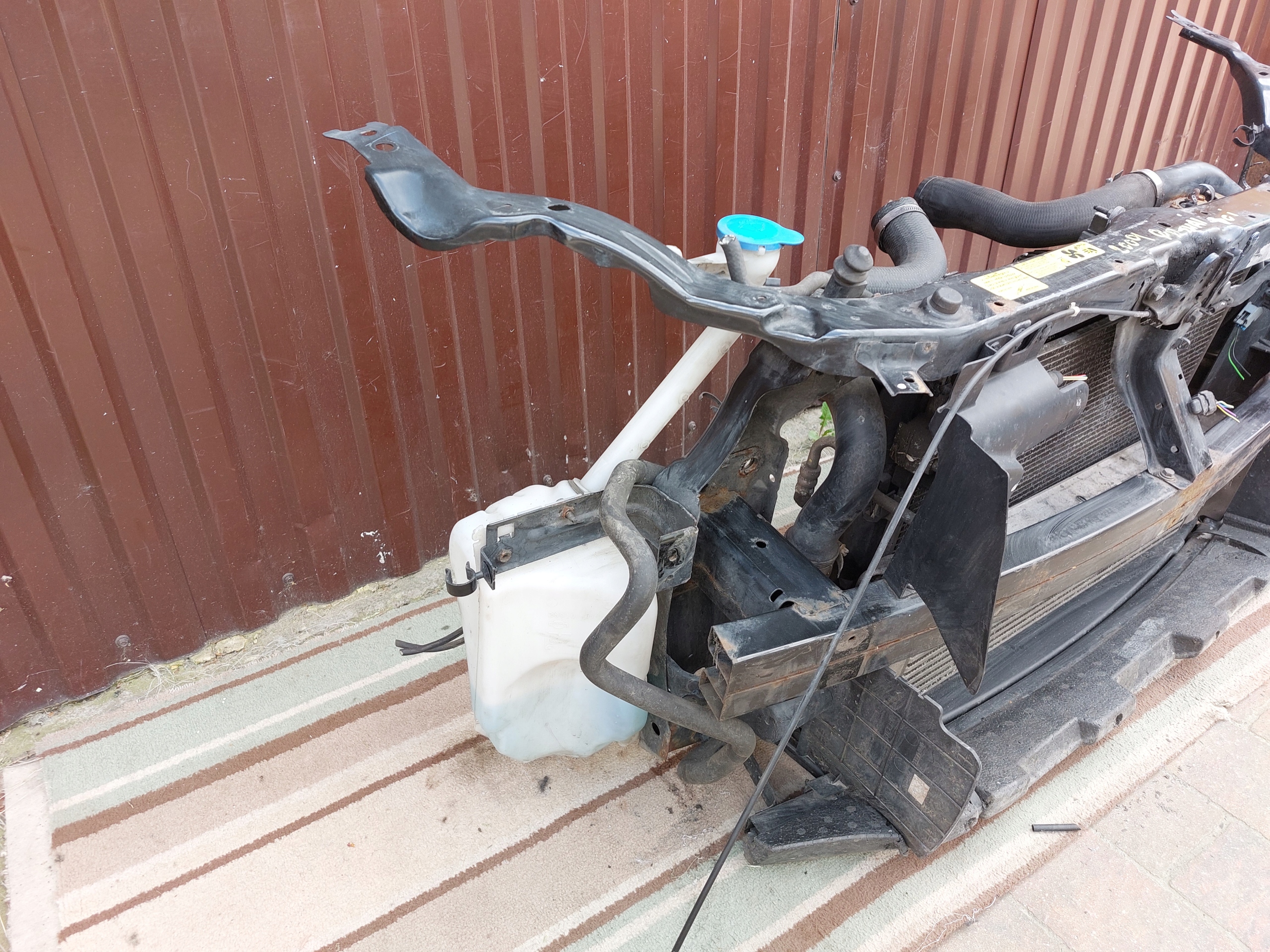 support panel for radiators NISSAN QASHQAI and J10 1.5DCI before LIFT