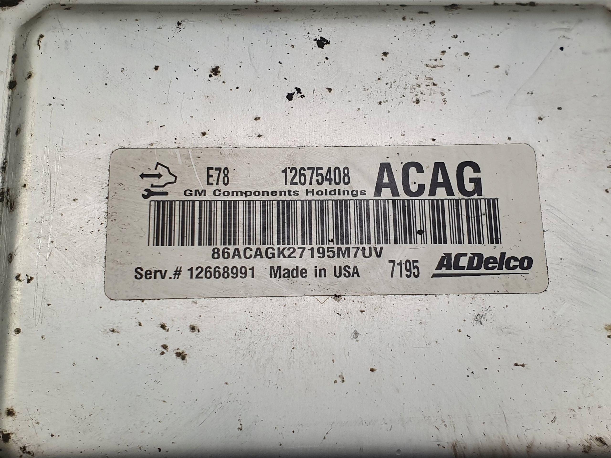 computer motore ECU 12675408 OPEL ASTRA J
