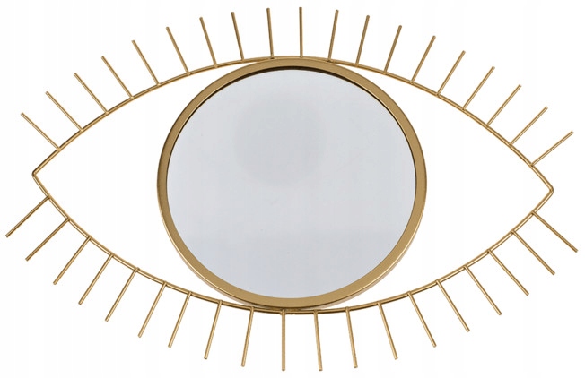 

Lustro Lusterko na ścianę wzór Oko metalowa oprawa