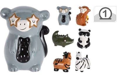 

Porcelanowa skarbonka zwierzaki 16 cm mix wzorów