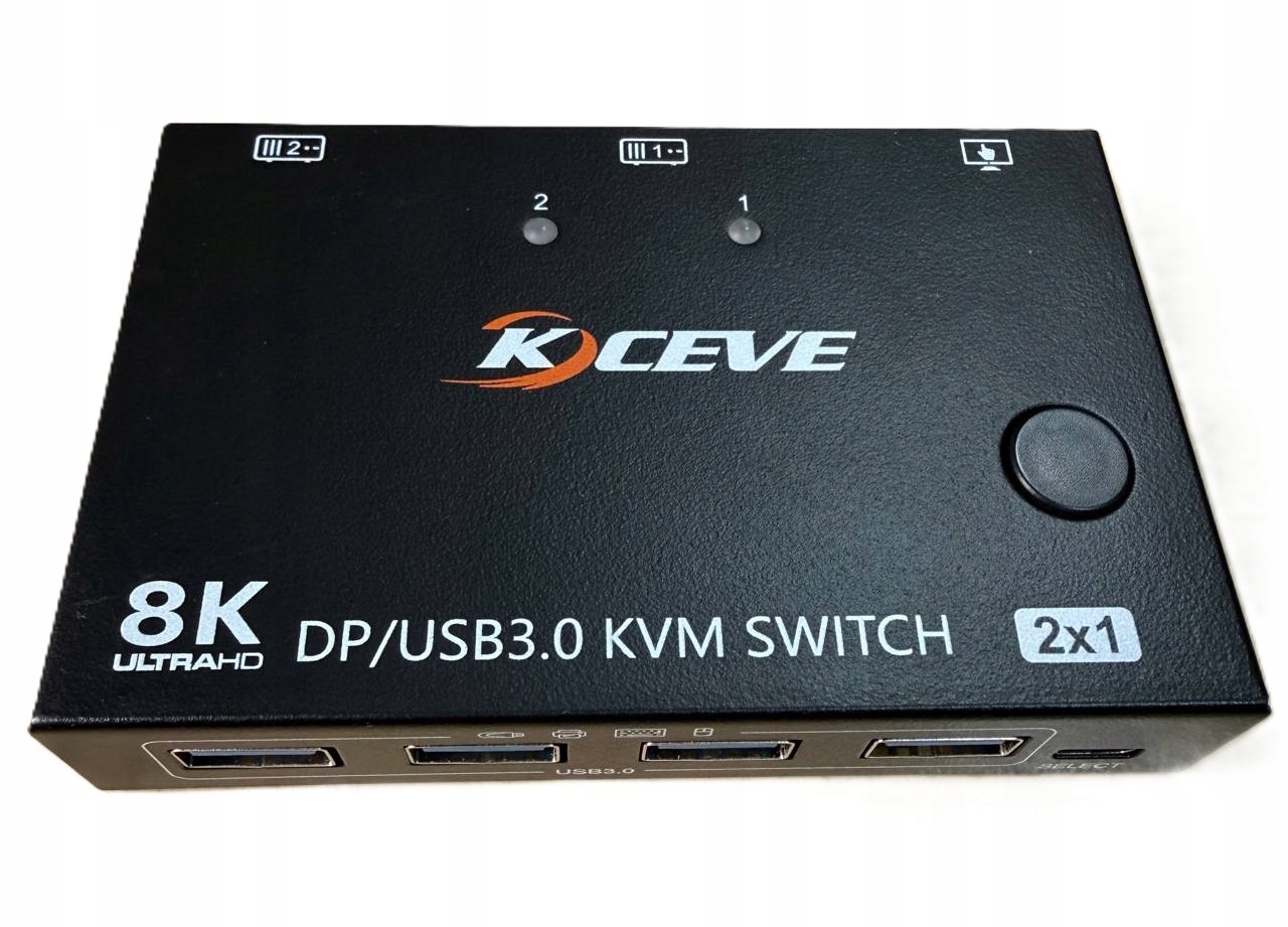 Kvm přepínač Usb 3.0 DisplayPort 8K Ultra Hd Eskeve