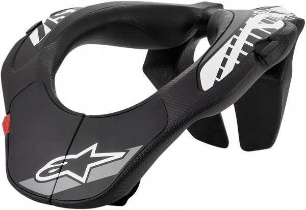 Stabilizátor krku Juniorský Alpinestars čierny, jednosmerný