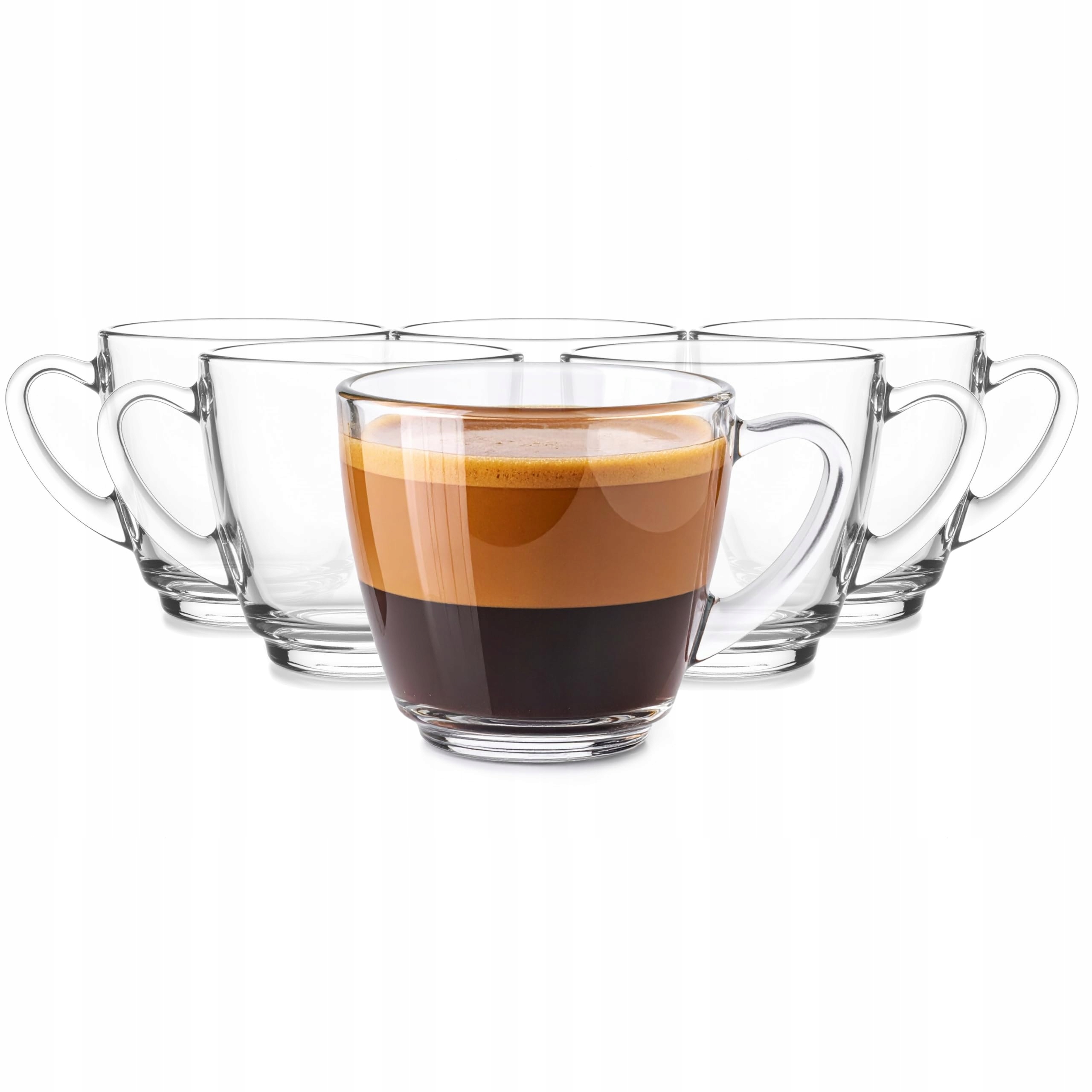Glasmark Krosno Sada 6 sklenic na kávu a čaj 360 ml Průhledné