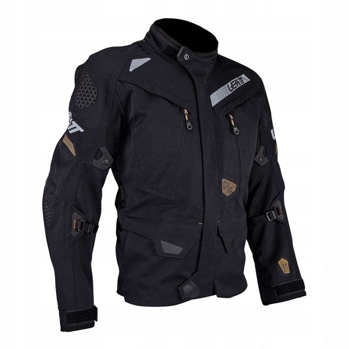 Textilná motocyklová bunda Leatt Adv Dritour 7.5 Stealth čierna Darčeky