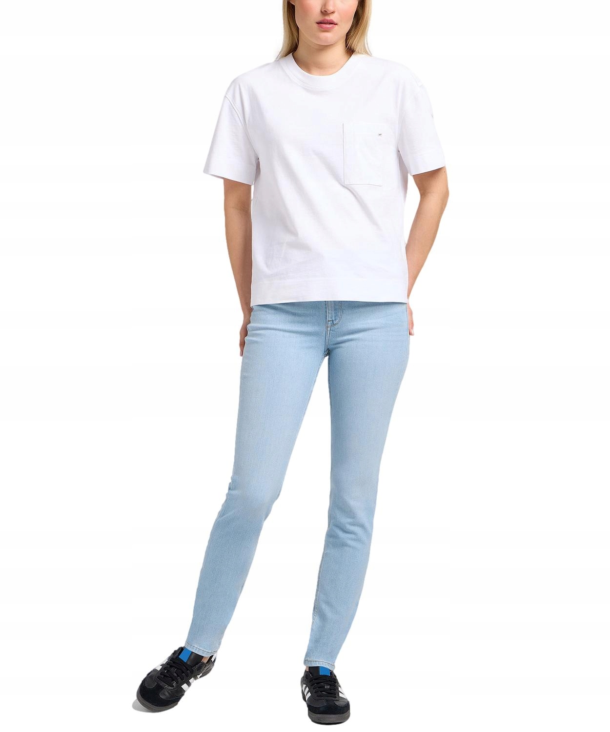 Jeansy Lee Scarlett 112353193 Stark Bleach W 28 / L 33 Rozmiar 28/33