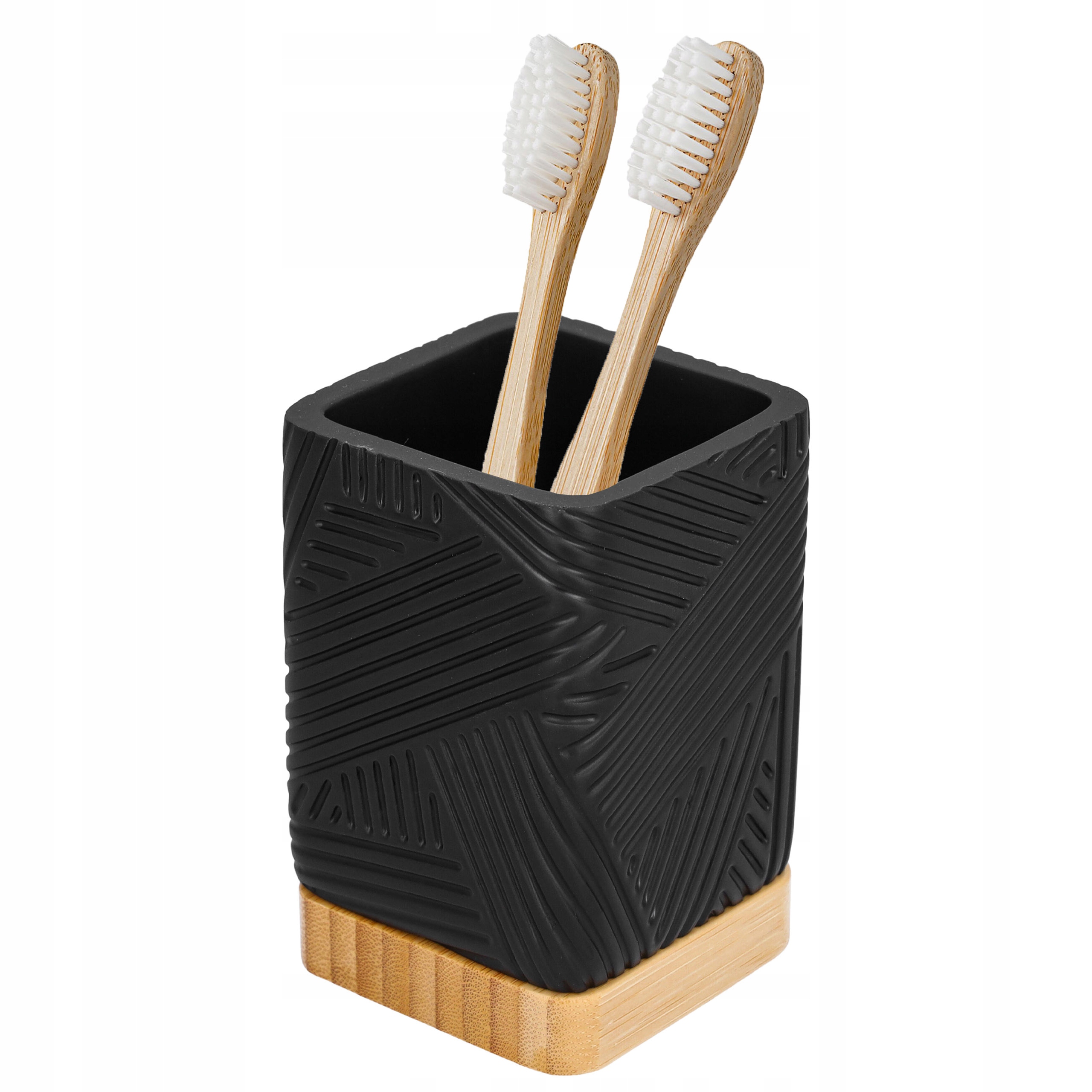 Kubek na szczoteczki do zębów pojemnik do łazienki czarny loft łazienkowy Pojemność 300 ml