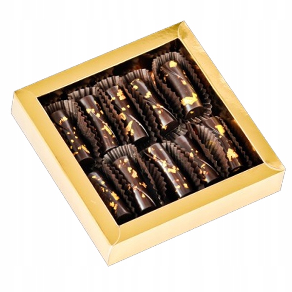 Levně Brandy Pralinky s 23karátovým jedlým zlatem, dárek ke Dni učitelů