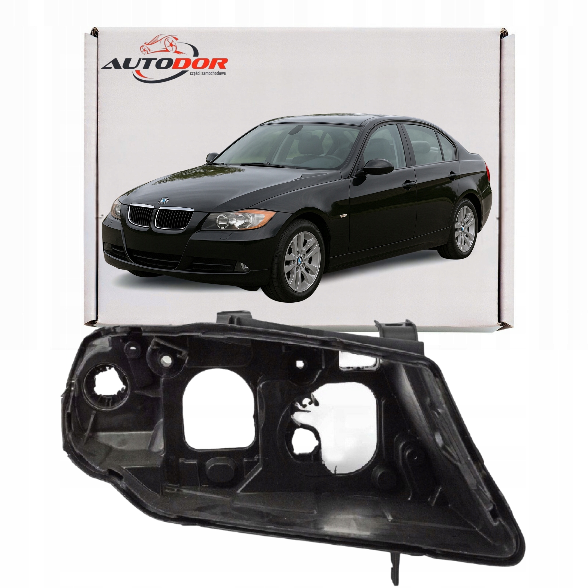 Bmw 3 E90 2004-2009 Před Faceliftem Kryt Světlometu Pouzdro Lampy Pravé Nové