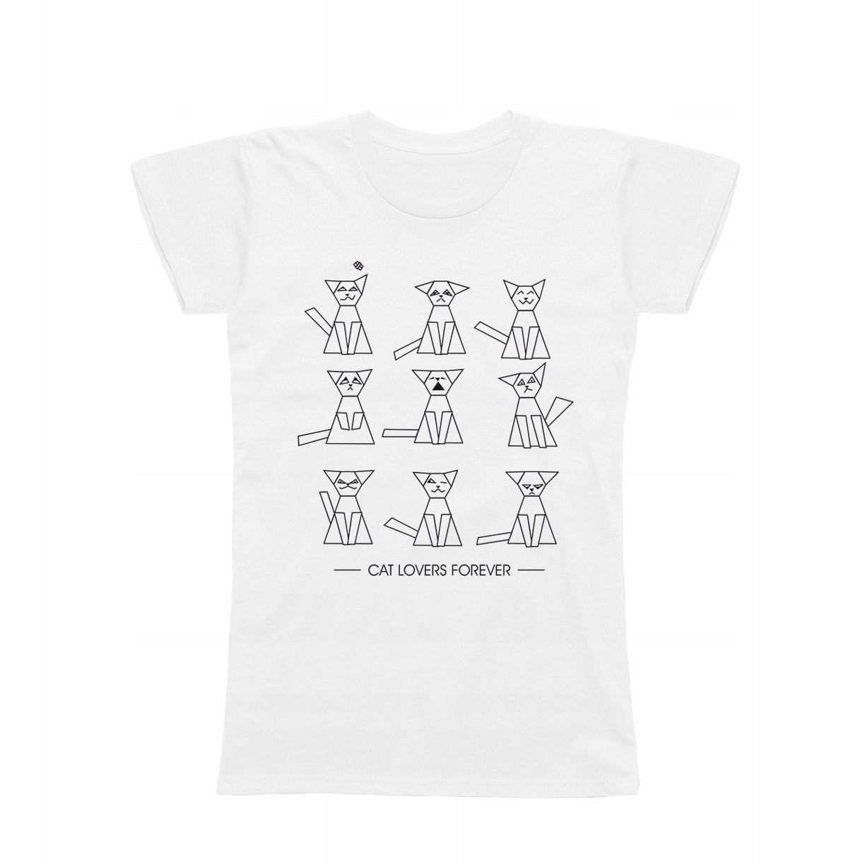 

XXL - Koszulka T-shirt Kocham Koty Love Śmieszna