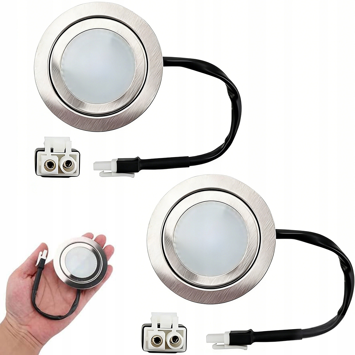 ŻARÓWKI DO OKAPU LED 2 SZTUKI DO KUCHNI ŁATWY MONTAŻ I JASNE ŚWIATŁO