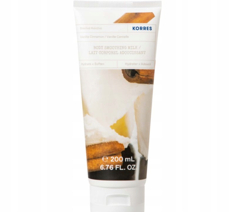 Korres Vanilla & Cinnamon vyživující tělové mléko s mandlovým olejem 2