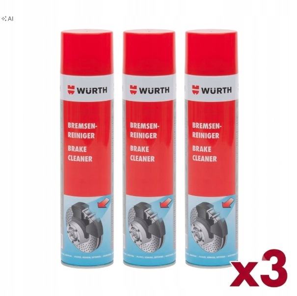 Wurth Zmywacz uniwersalny Spray 600 ml x3