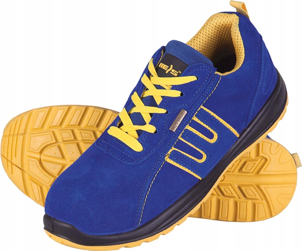 Buty robocze ochronne sportowe lekkie skórzane Reis r. 43