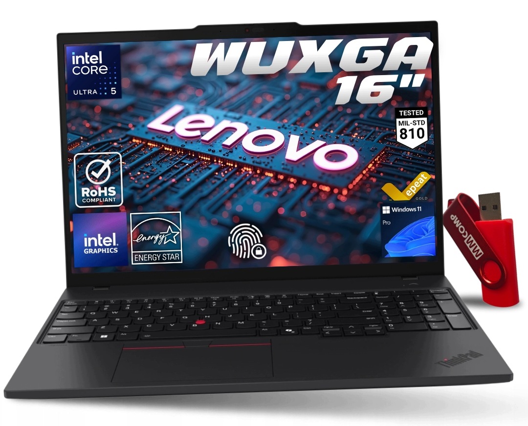 Laptop Lenovo ThinkPad T16 G4 Core U5 235U 64GB DDR5 2TB Ssd Wuxga Ips W11