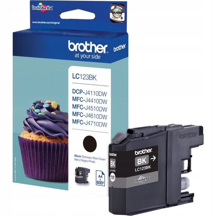 Inkoust Brother (LC123BK) černý 600str