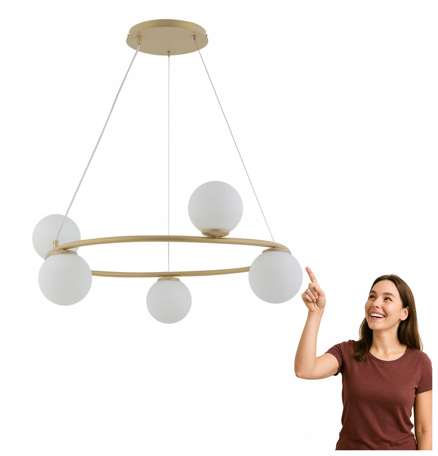 Závěsná lampa Gama Koło 5 33381 Sigma Lighting