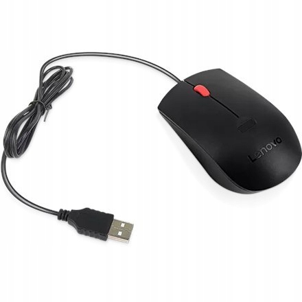 Myszka bezprzewodowa Lenovo optyczna 1600 dpi czarna