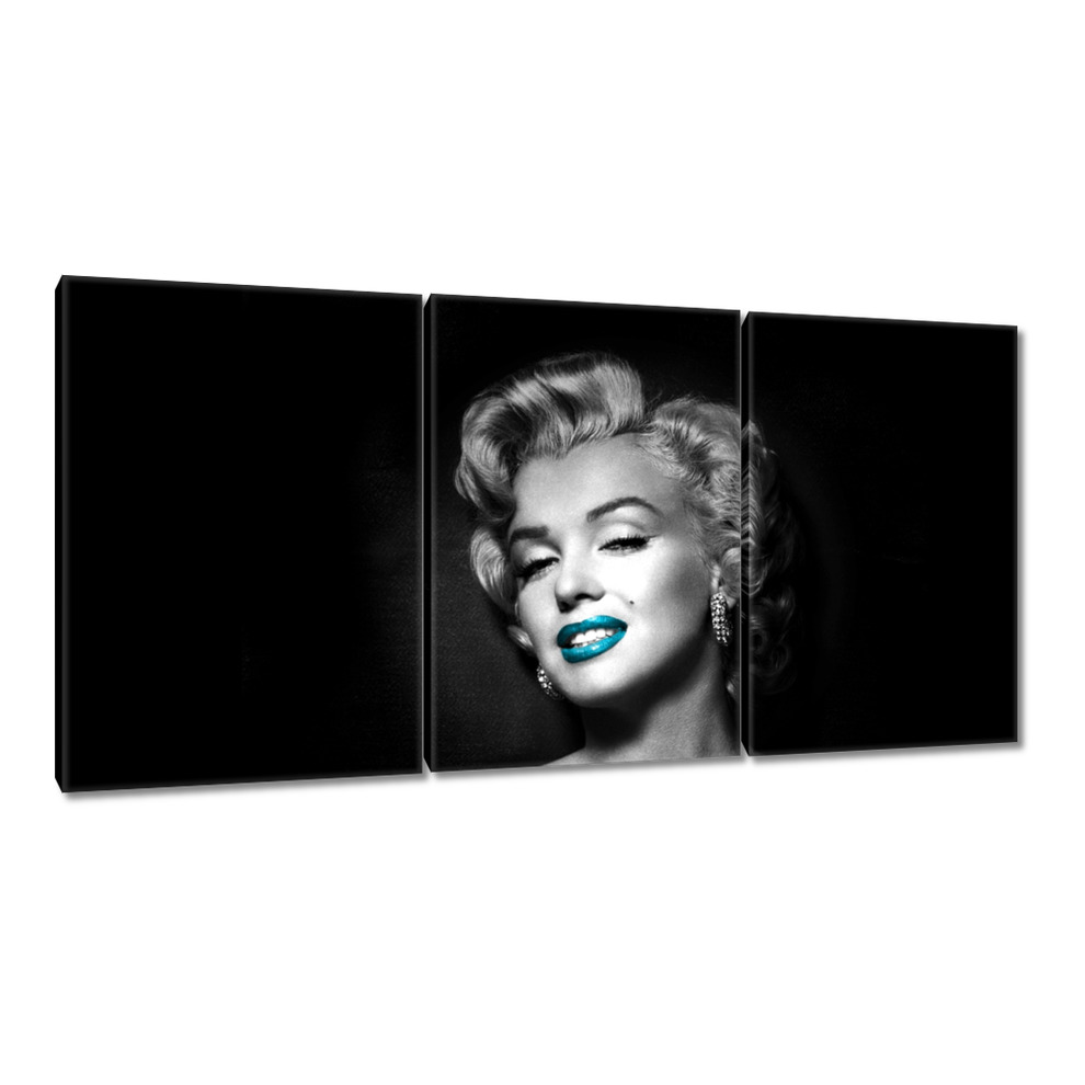 

Obrazy 120x60 Marilyn Monroe z ustami