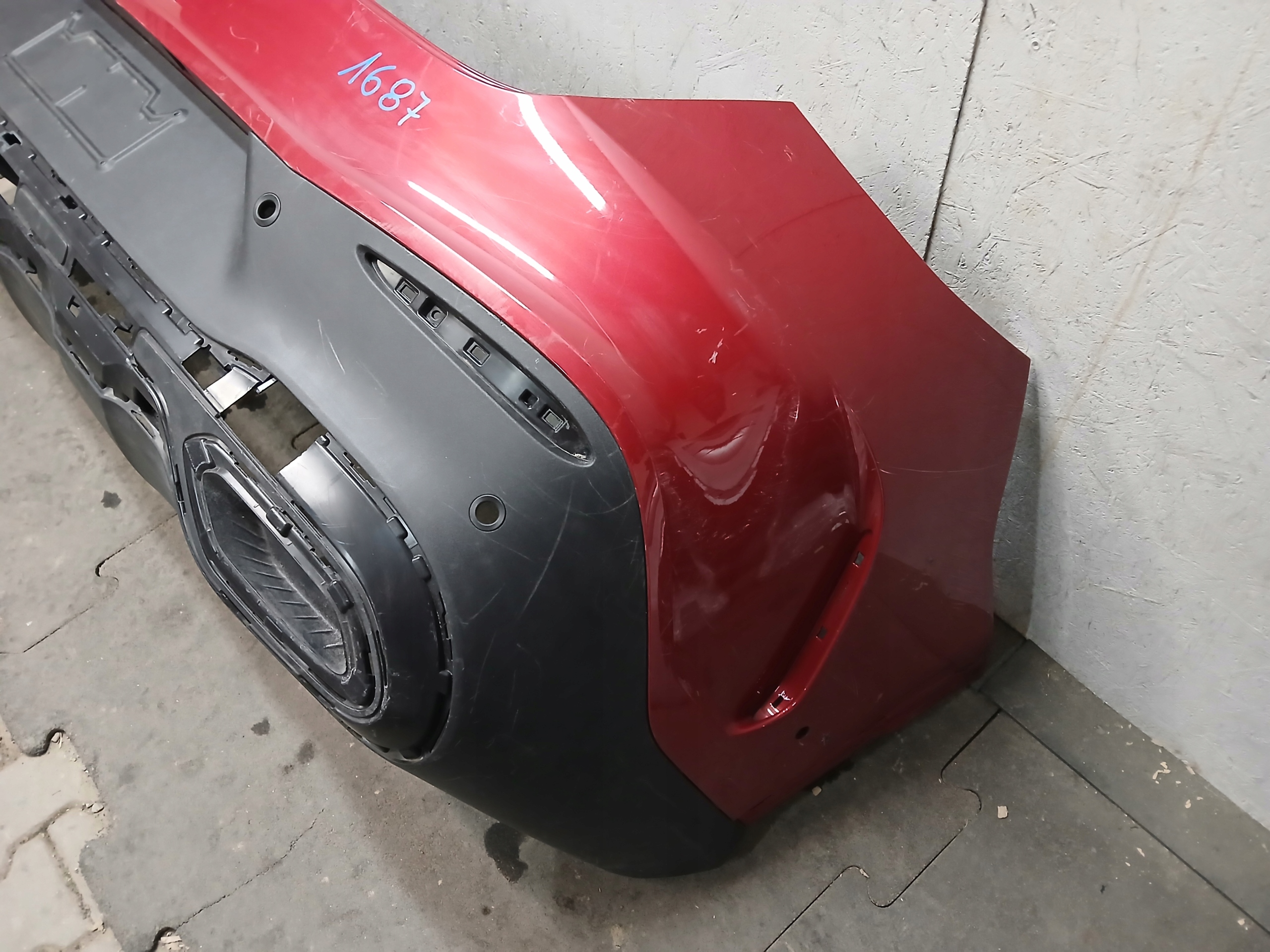 bumper rear part MERCEDES GLC W254 COUPE AMG