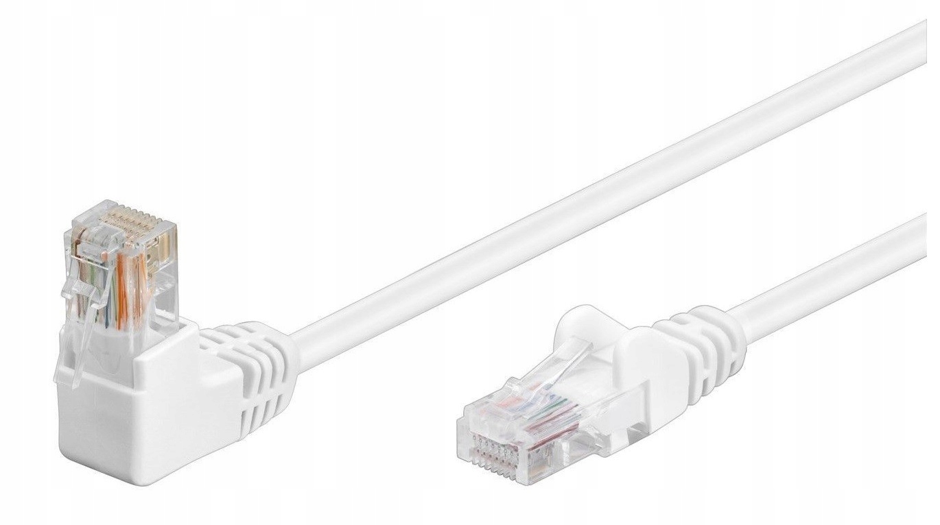 

Kabel sieciowy Lan Utp Kat 5e Prosty Kątowy 3 m
