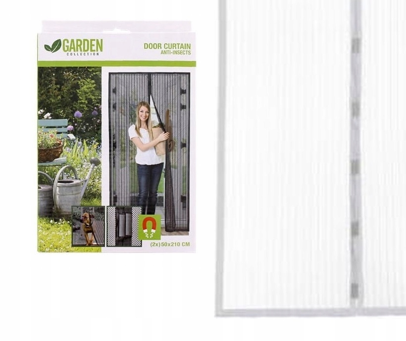 

Moskitiera na drzwi kurtyna z magnesem 210x100cm B