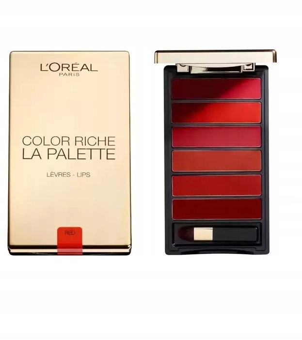 Paris Color Riche La Palette paleta pomadek Red