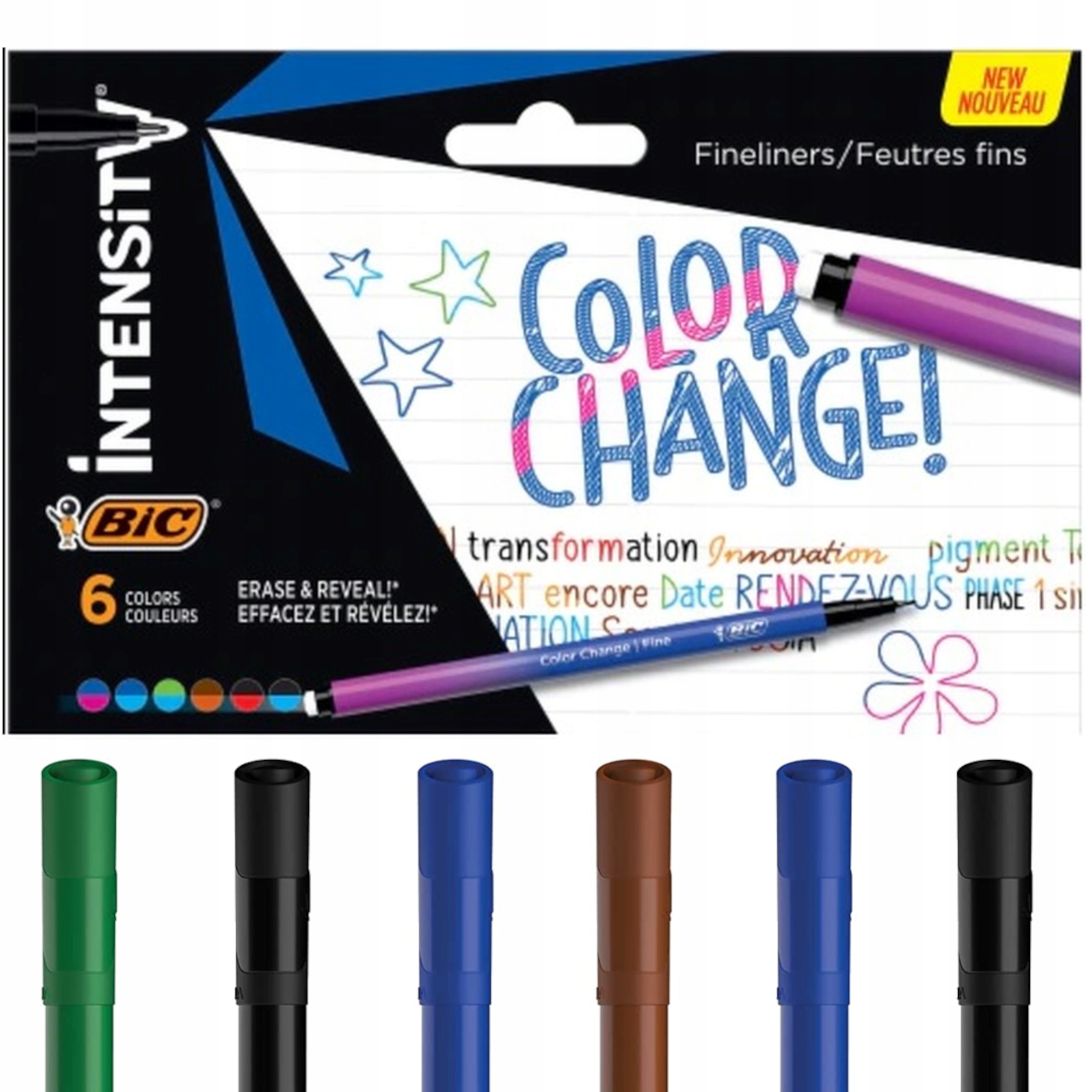 

Cienkopisy kreślarskie Bic Intensity 6 sztuk