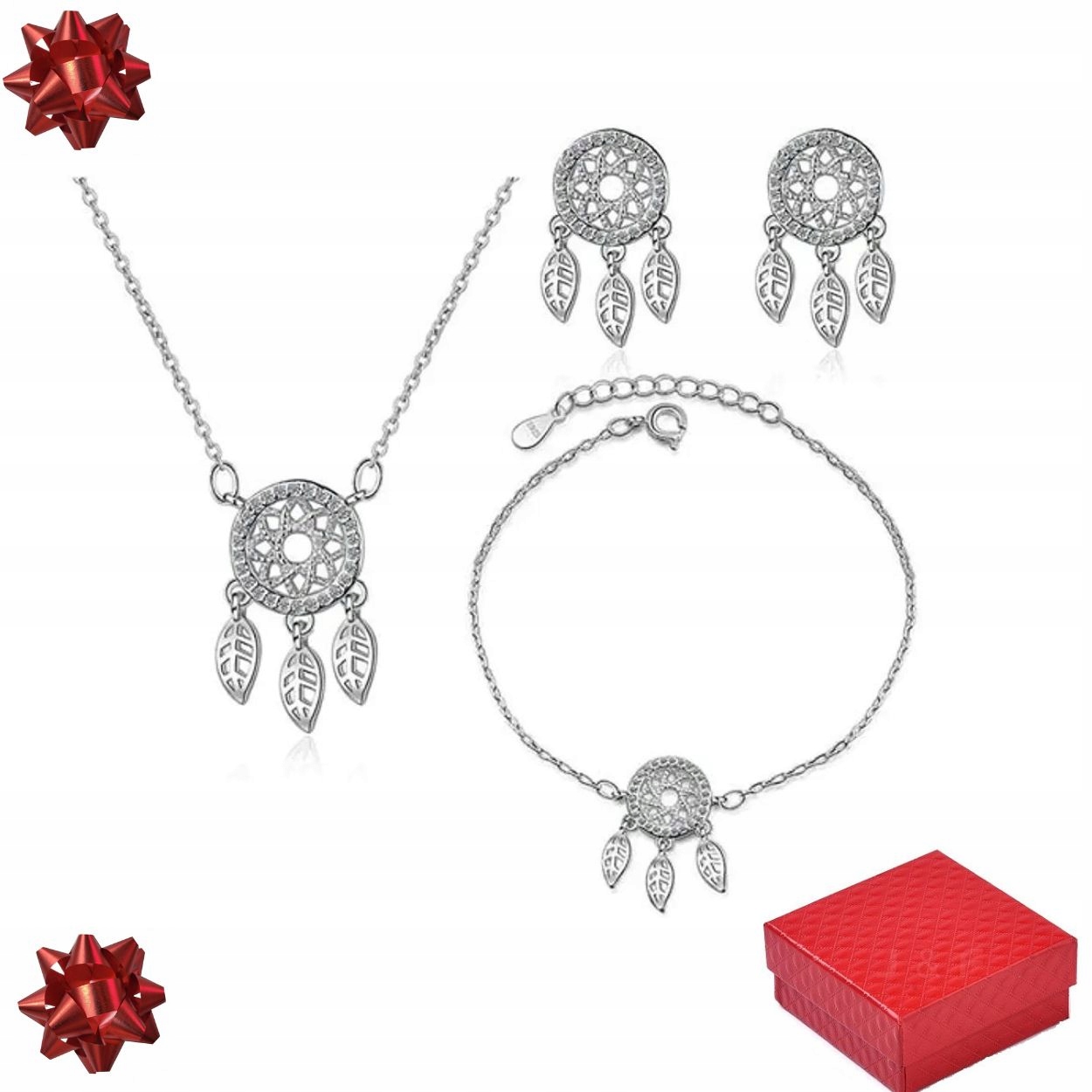 sada dámských stříbrných šperků 925 Sada Lapač Snů dárek Krabička
