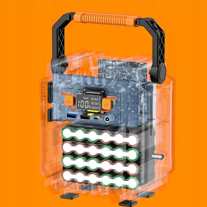 FlashFish POWER BANK Generator Słoneczny 172Wh Przewód w zestawie tak