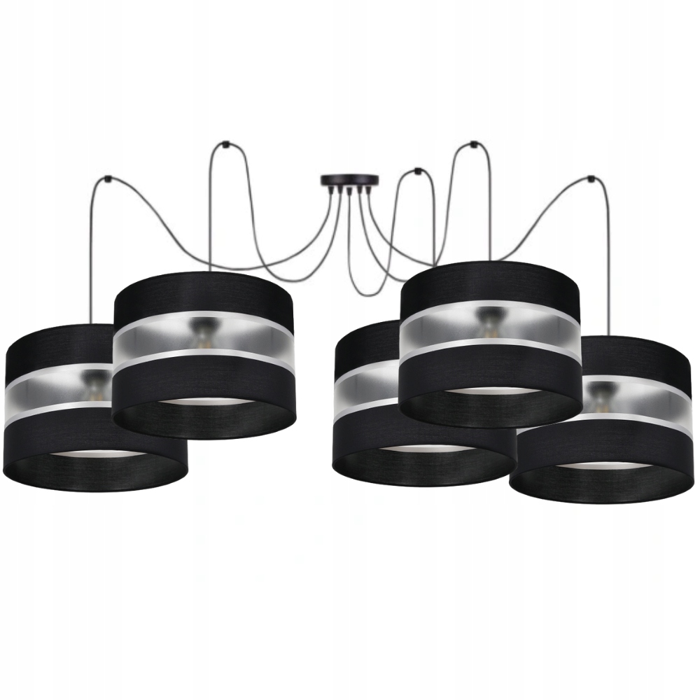 Závesná Lampa Luster Spider Pavúk S Pruhmi 30 CM