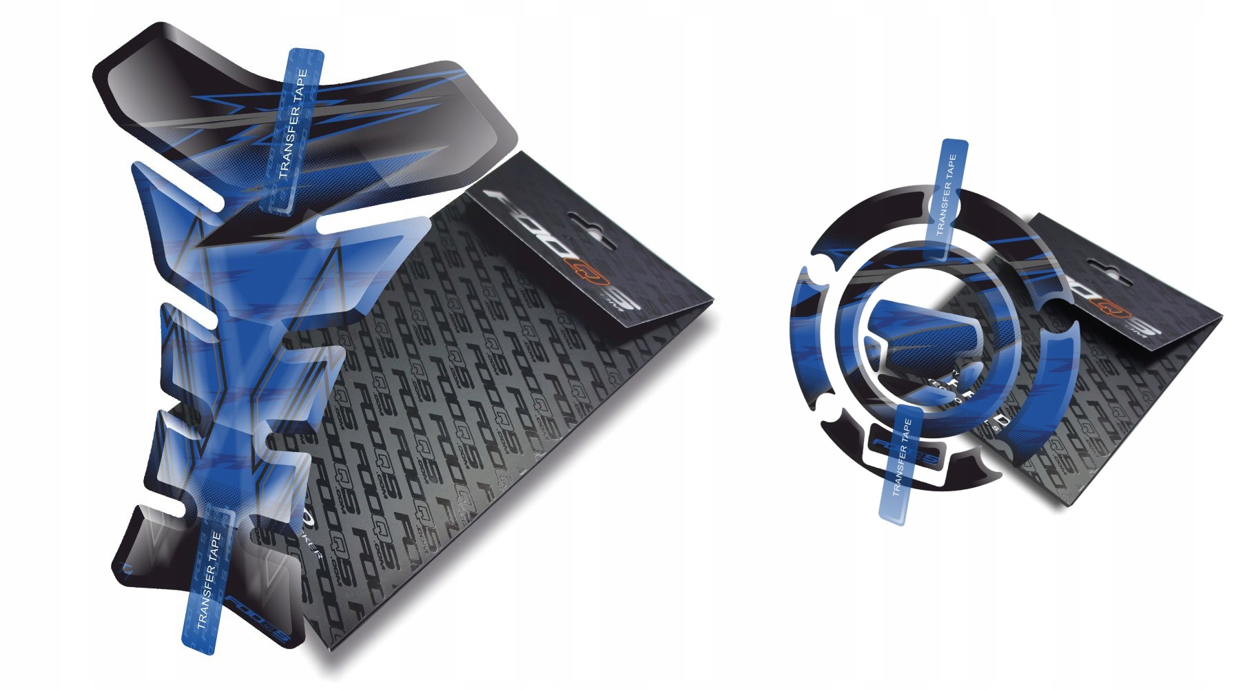 Tank-pad Cap-pad od společnosti Fooqs pro Yamaha FZ-1 Modrý