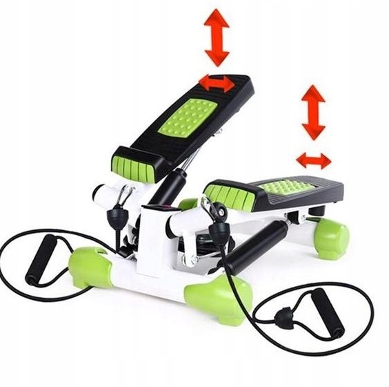 HMS S3033 ZIELONY STEPPER SKOŚNY SKRĘTNY Z LINKAMI I LICZNIKIEM Model S3033